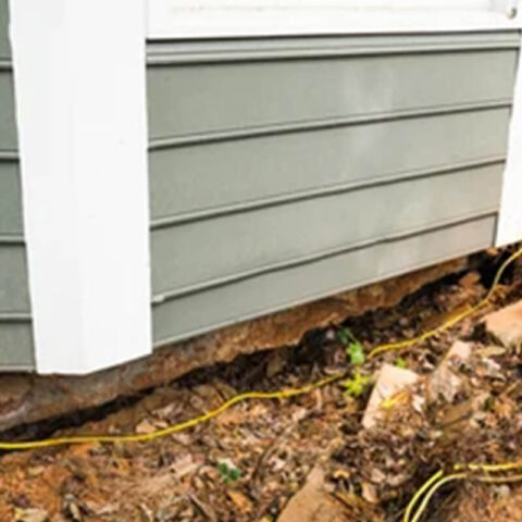 Sinking foundation repair in Louisville, KY, preventing structural damage