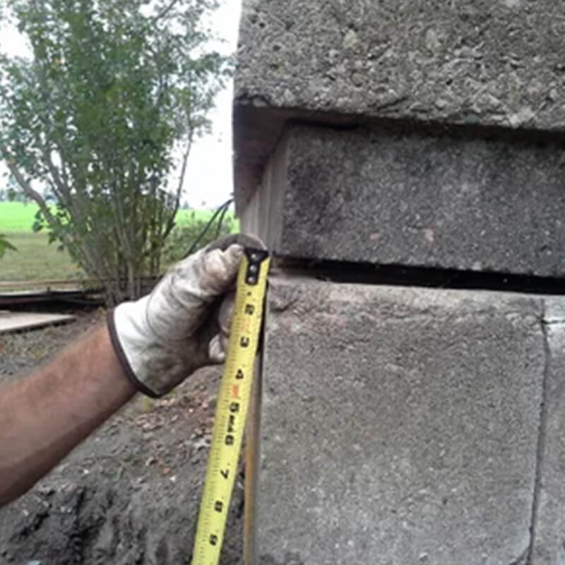 Visible signs of foundation settlement in Louisville and Lexington, KY, properties